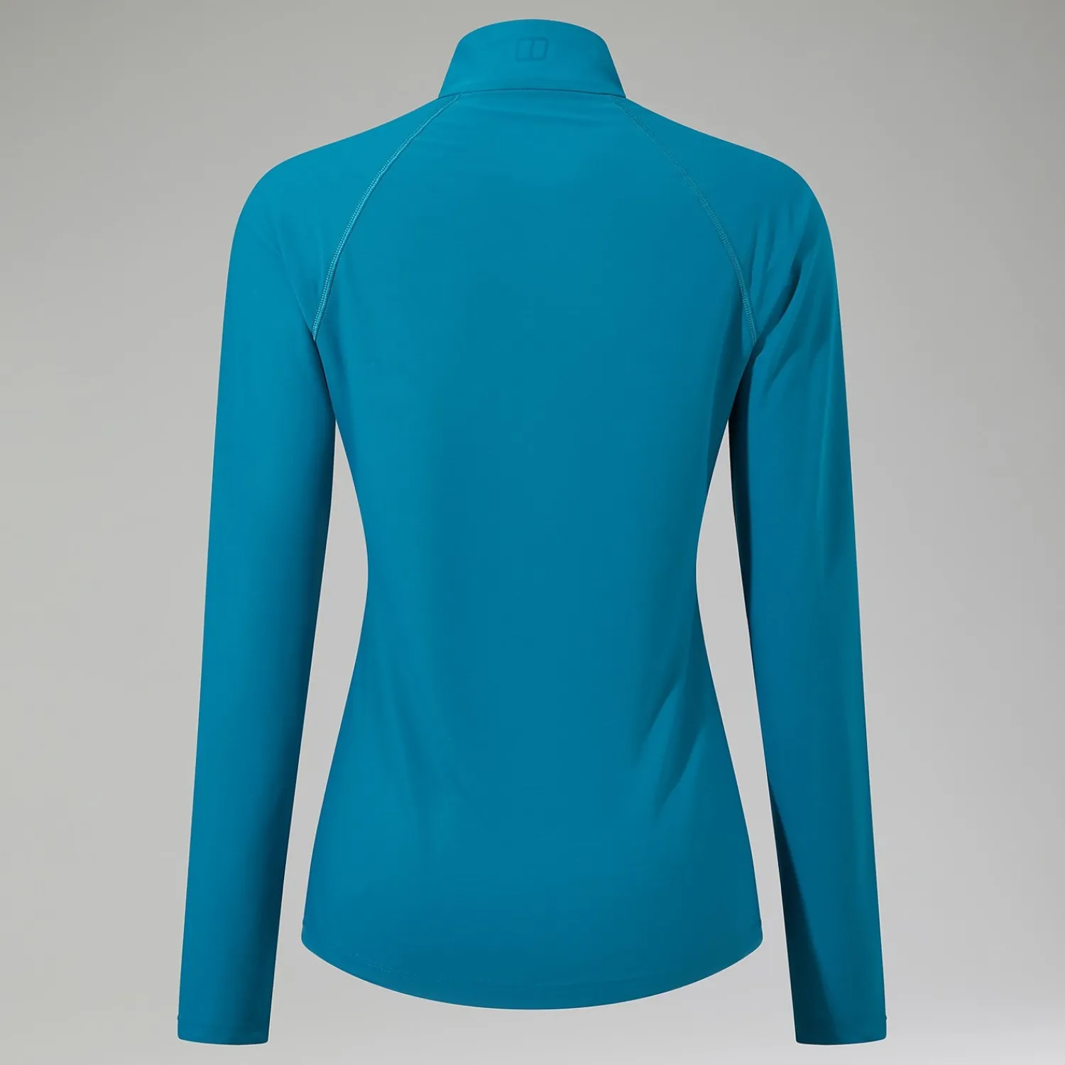 Berghaus Women's 24/7 Half Zip Long Sleeve Tech Tee - Turquoise Clearance