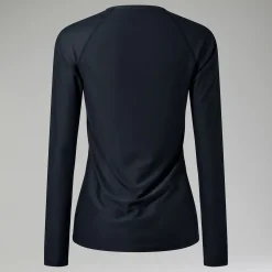 Berghaus Women's 24/7 Long Sleeve Crew Base Layer - Black Sale