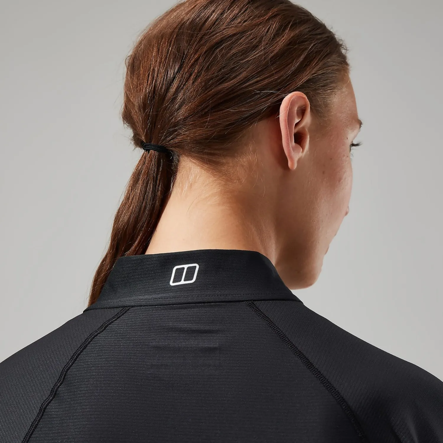 Berghaus Women's 24/7 Tech Tee Long Sleeve Half Zip - Black Best
