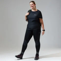 Berghaus Women's 24/7 Tech Tee Super Stretch Crew - Black Discount