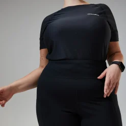 Berghaus Women's 24/7 Tech Tee Super Stretch Crew - Black Discount