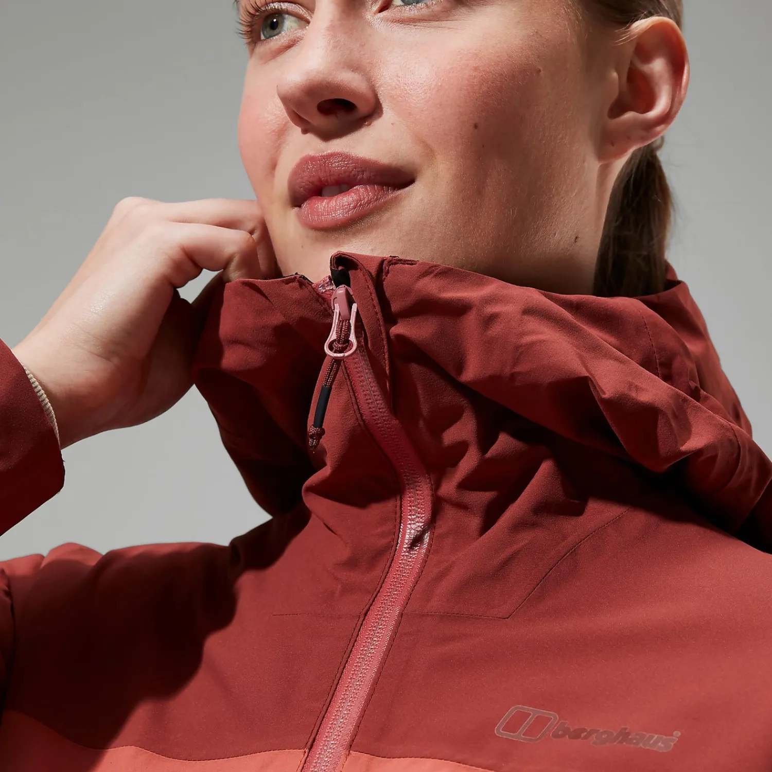 Berghaus Women's Arnaby Hooded Waterproof Jacket - Red New