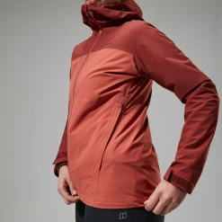 Berghaus Women's Arnaby Hooded Waterproof Jacket - Red New