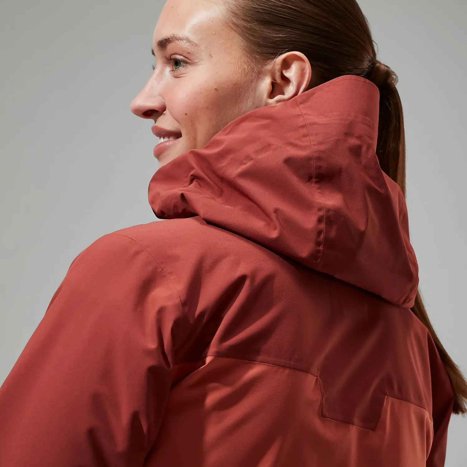 Berghaus Women's Arnaby Hooded Waterproof Jacket - Red New