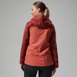 Berghaus Women's Arnaby Hooded Waterproof Jacket - Red New