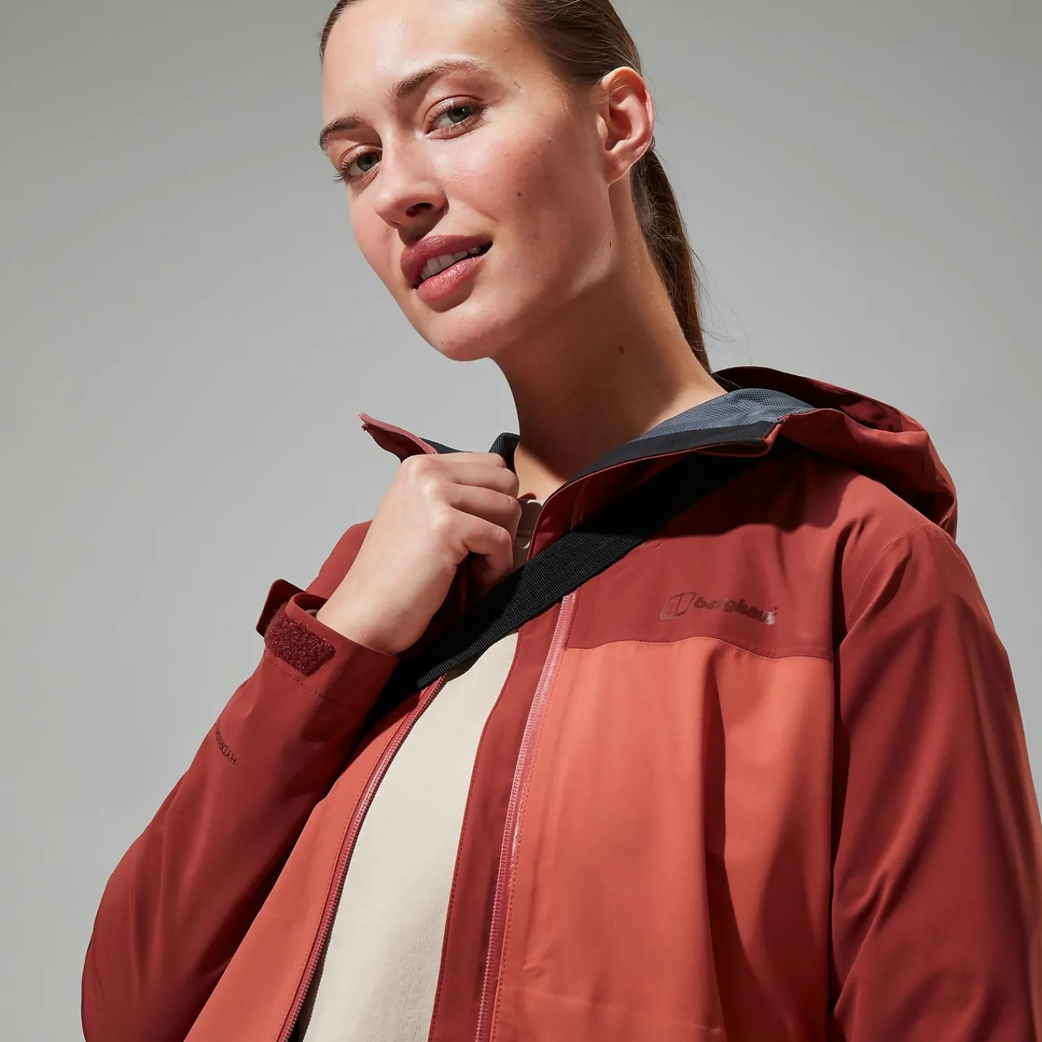 Berghaus Women's Arnaby Hooded Waterproof Jacket - Red New
