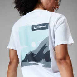 Berghaus Women's Boyfriend Buttermere Short Sleeve Tee White Fashion