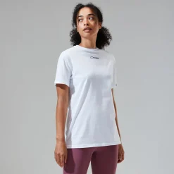 Berghaus Women's Boyfriend Buttermere Short Sleeve Tee White Fashion