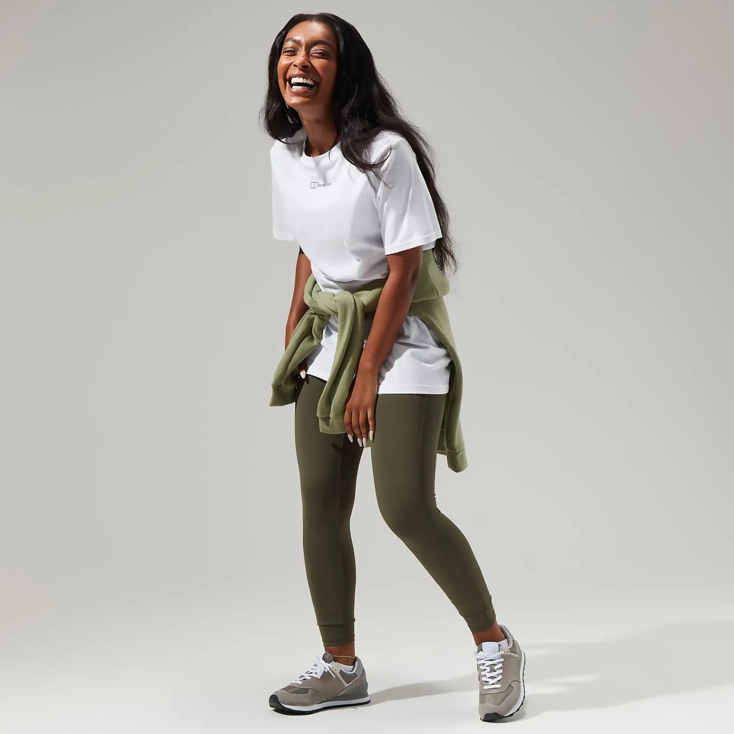 Berghaus Women's Boyfriend Logo Short Sleeve Tee Pure White Outlet