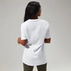 Berghaus Women's Boyfriend Logo Short Sleeve Tee Pure White Outlet