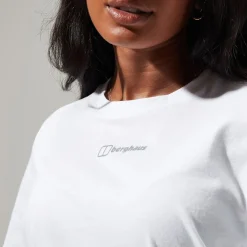 Berghaus Women's Boyfriend Logo Short Sleeve Tee Pure White Outlet