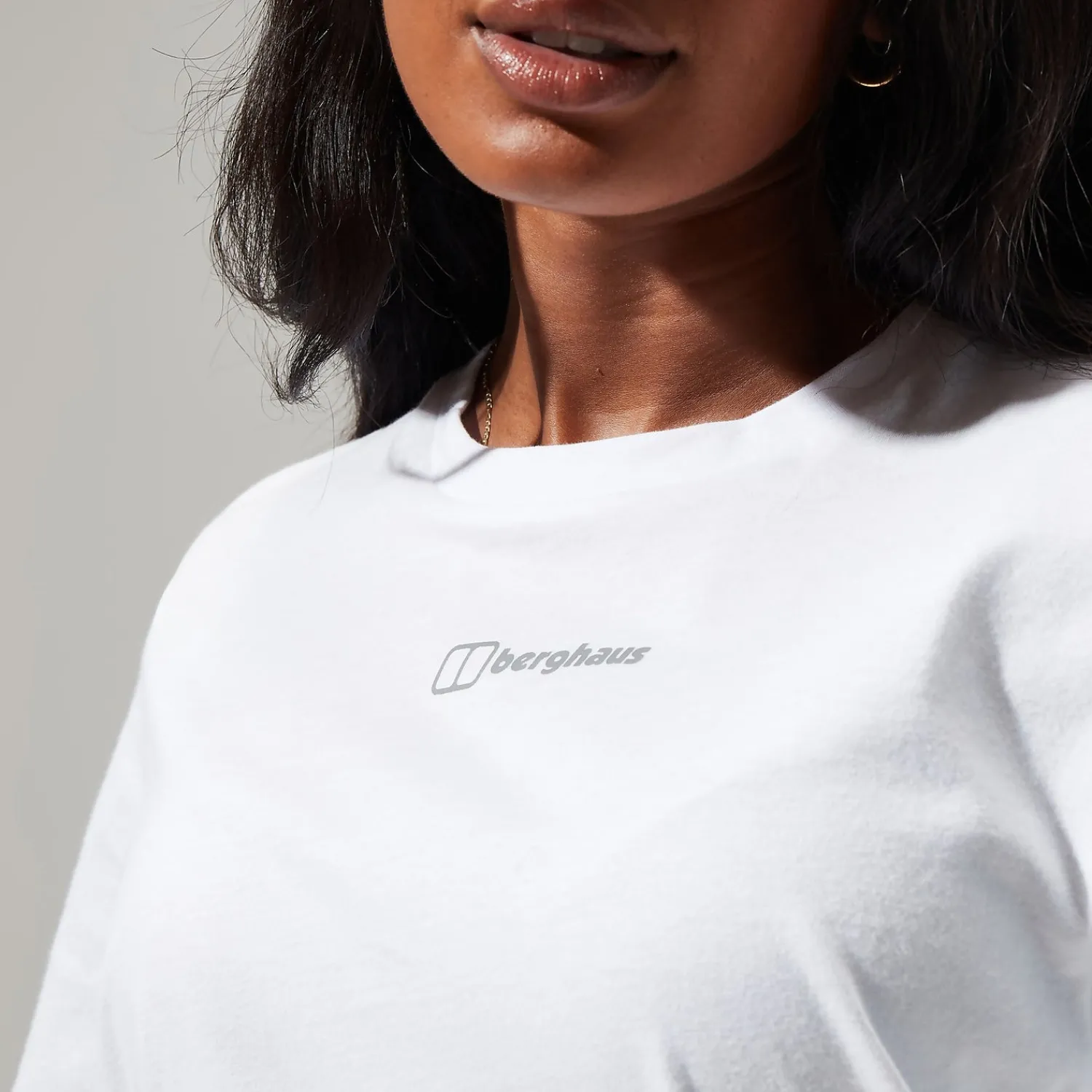 Berghaus Women's Boyfriend Logo Short Sleeve Tee Pure White Outlet
