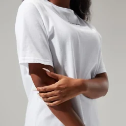 Berghaus Women's Boyfriend Logo Short Sleeve Tee Pure White Outlet