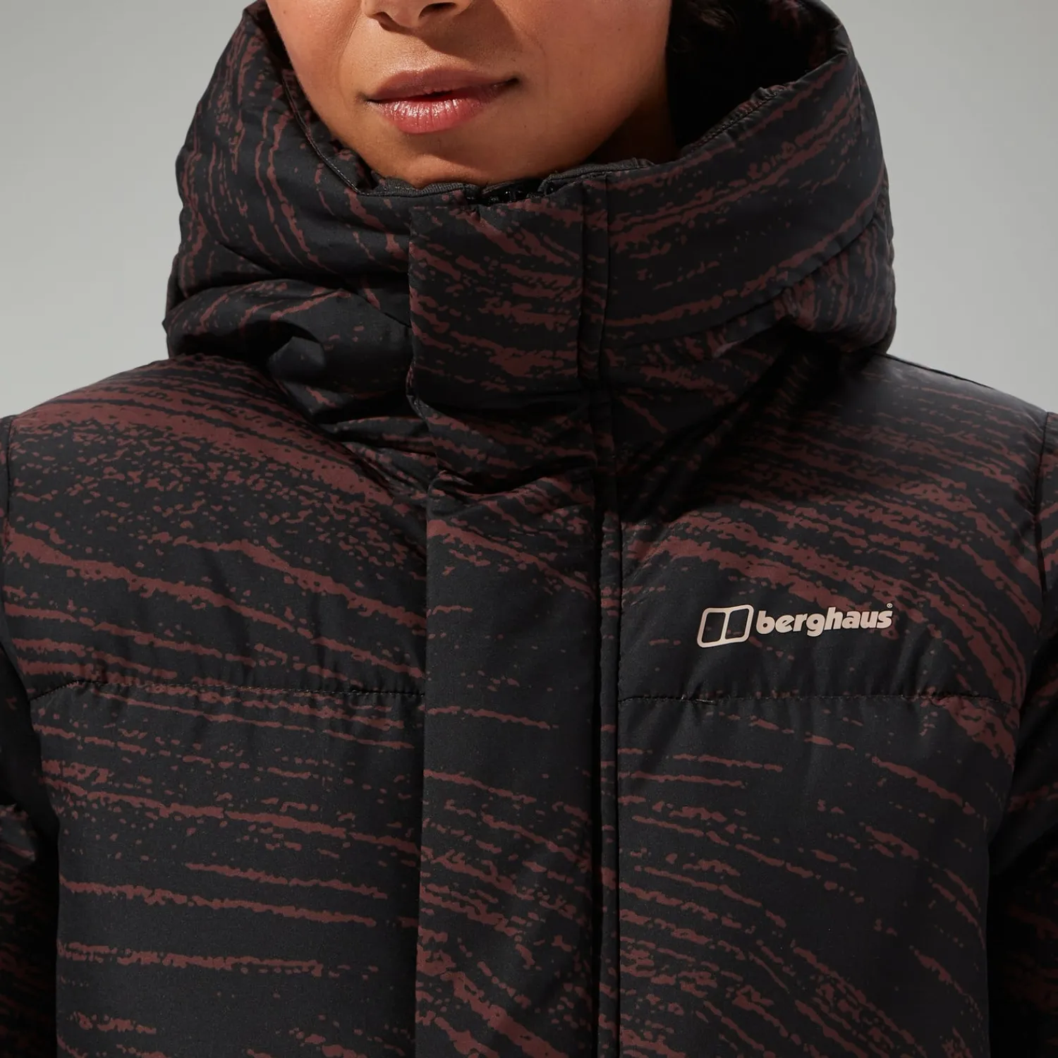 Berghaus Women's Combust Reflect Long Insulated Jacket - Brown Discount