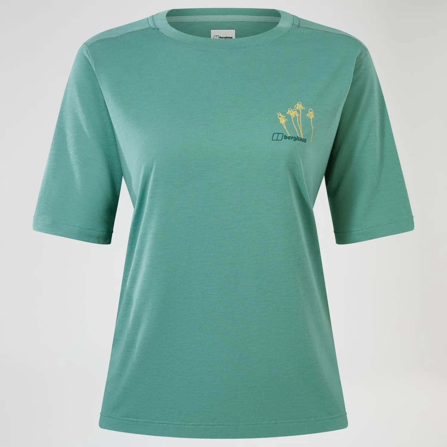 Berghaus Women's Coneflower Short Sleeve Tee - Green Clearance