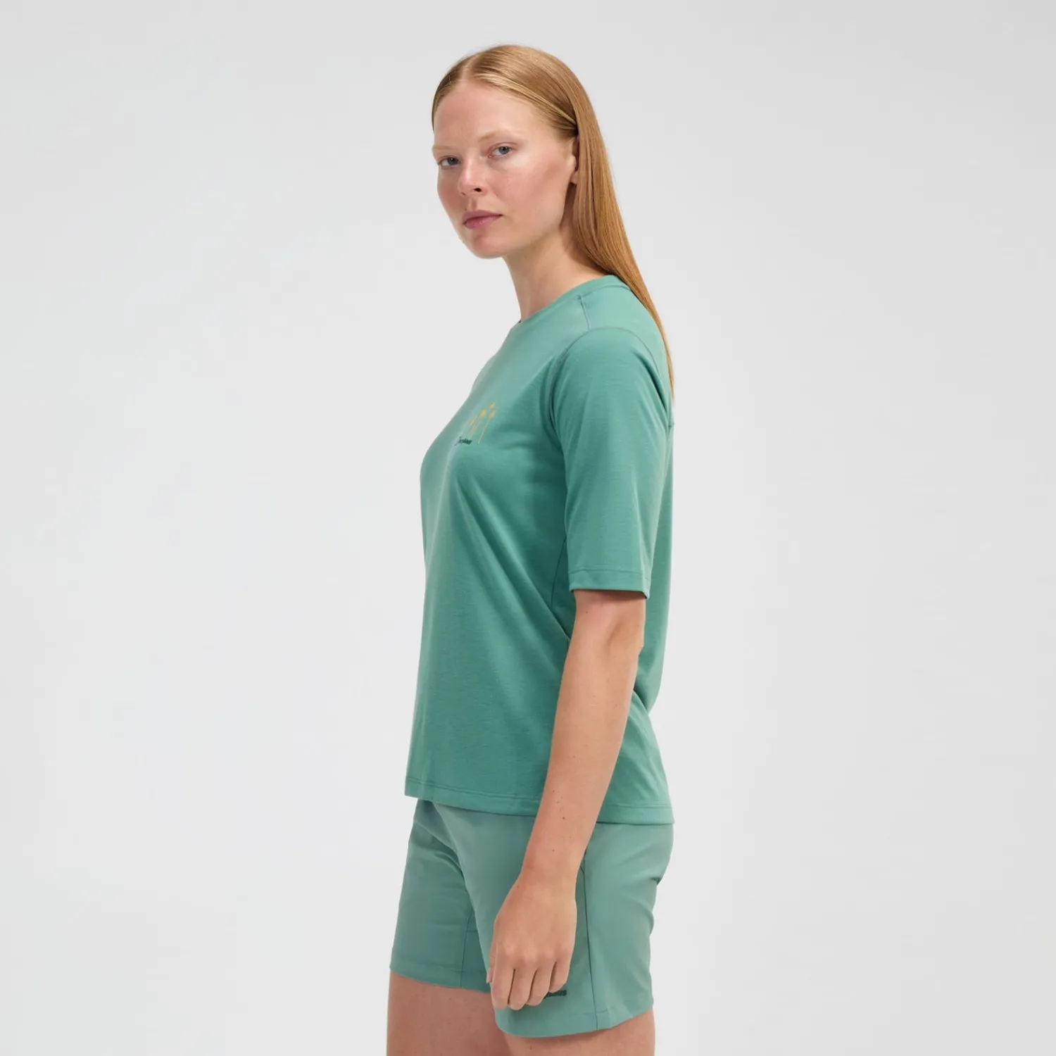 Berghaus Women's Coneflower Short Sleeve Tee - Green Clearance