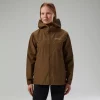 Berghaus Women's Deluge Pro 3.0 Waterproof Jacket - Brown Clearance
