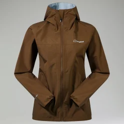 Berghaus Women's Deluge Pro 3.0 Waterproof Jacket - Brown Clearance