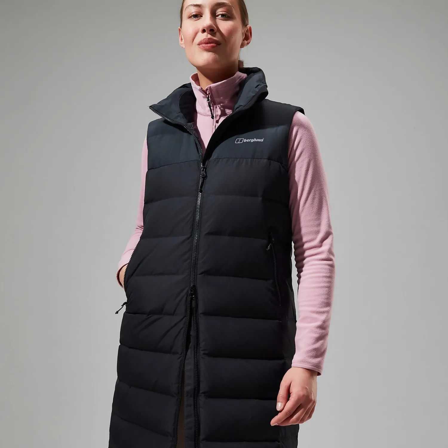 Berghaus Women's Embo 4in1 Down Insulated Long Jacket - Black Discount