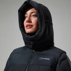 Berghaus Women's Embo 4in1 Down Insulated Long Jacket - Black Discount