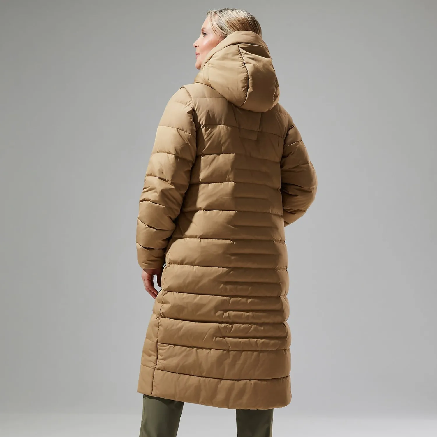 Berghaus Women's Embo 4in1 Down Insulated Long Jacket - Natural Online