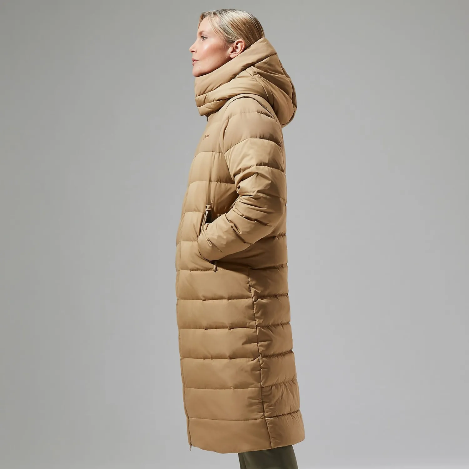 Berghaus Women's Embo 4in1 Down Insulated Long Jacket - Natural Online