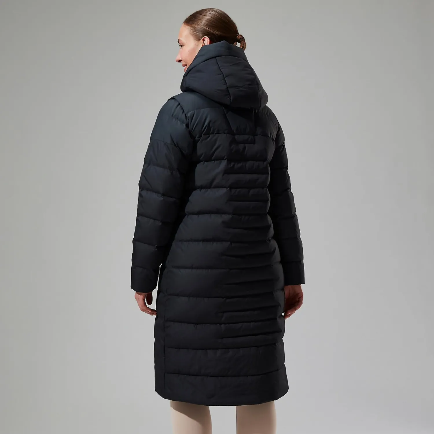 Berghaus Women's Embo 4in1 Down Insulated Long Jacket - Black Discount