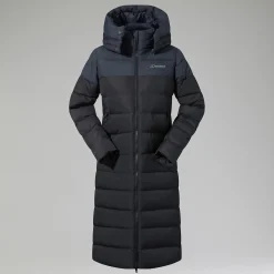Berghaus Women's Embo 4in1 Down Insulated Long Jacket - Black Discount