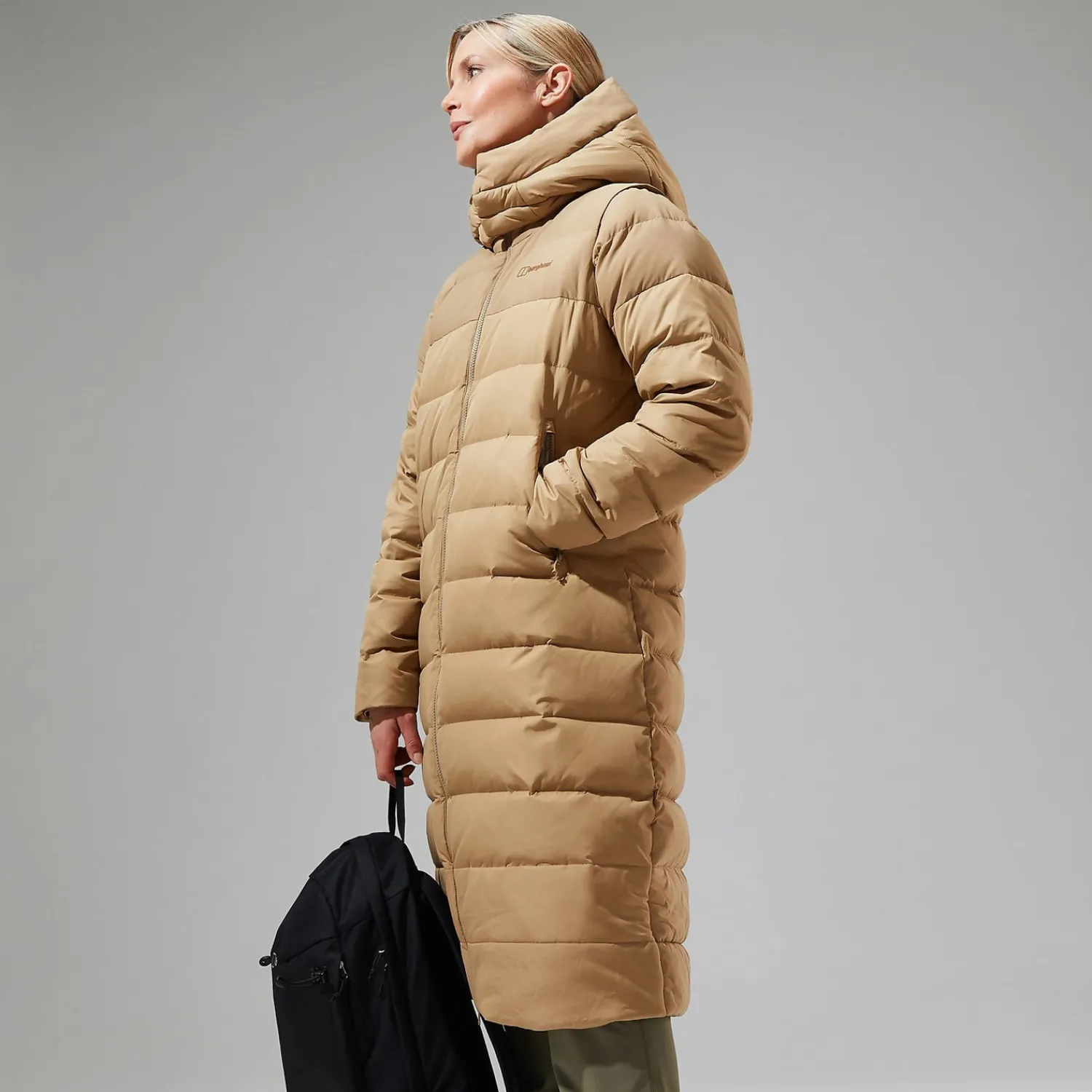 Berghaus Women's Embo 4in1 Down Insulated Long Jacket - Natural Online