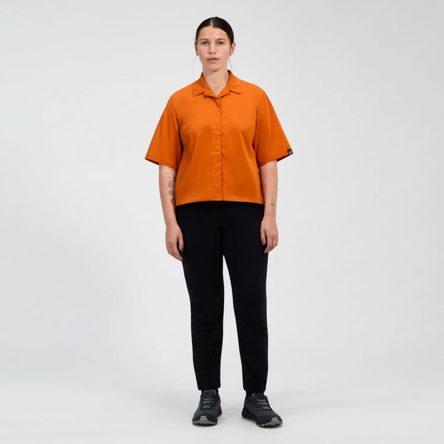 Berghaus Women's Explorer Short Sleeve Overshirt - Orange Fashion