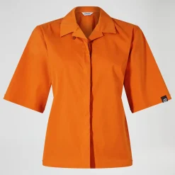 Berghaus Women's Explorer Short Sleeve Overshirt - Orange Fashion