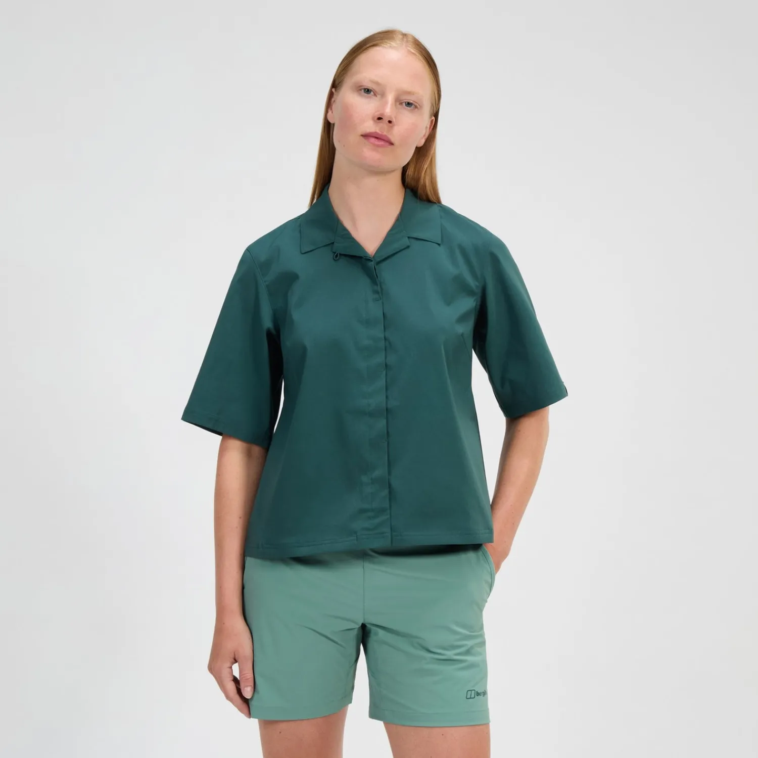 Berghaus Women's Explorer Short Sleeve Overshirt - Green Best