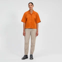 Berghaus Women's Explorer Short Sleeve Overshirt - Orange Fashion