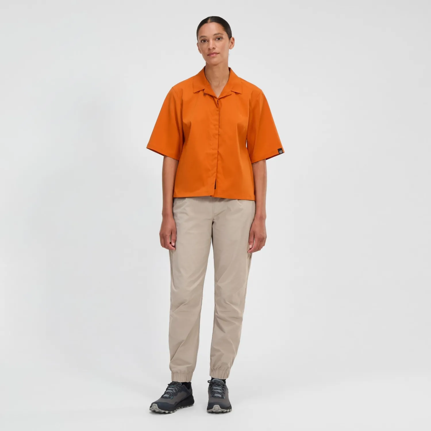 Berghaus Women's Explorer Short Sleeve Overshirt - Orange Fashion