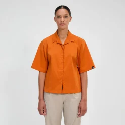 Berghaus Women's Explorer Short Sleeve Overshirt - Orange Fashion