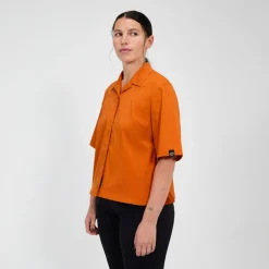 Berghaus Women's Explorer Short Sleeve Overshirt - Orange Fashion