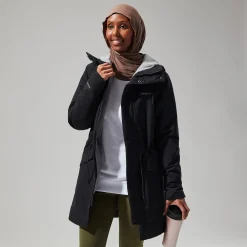 Berghaus Women's Foxghyll Hooded Parka - Black/Grey Outlet