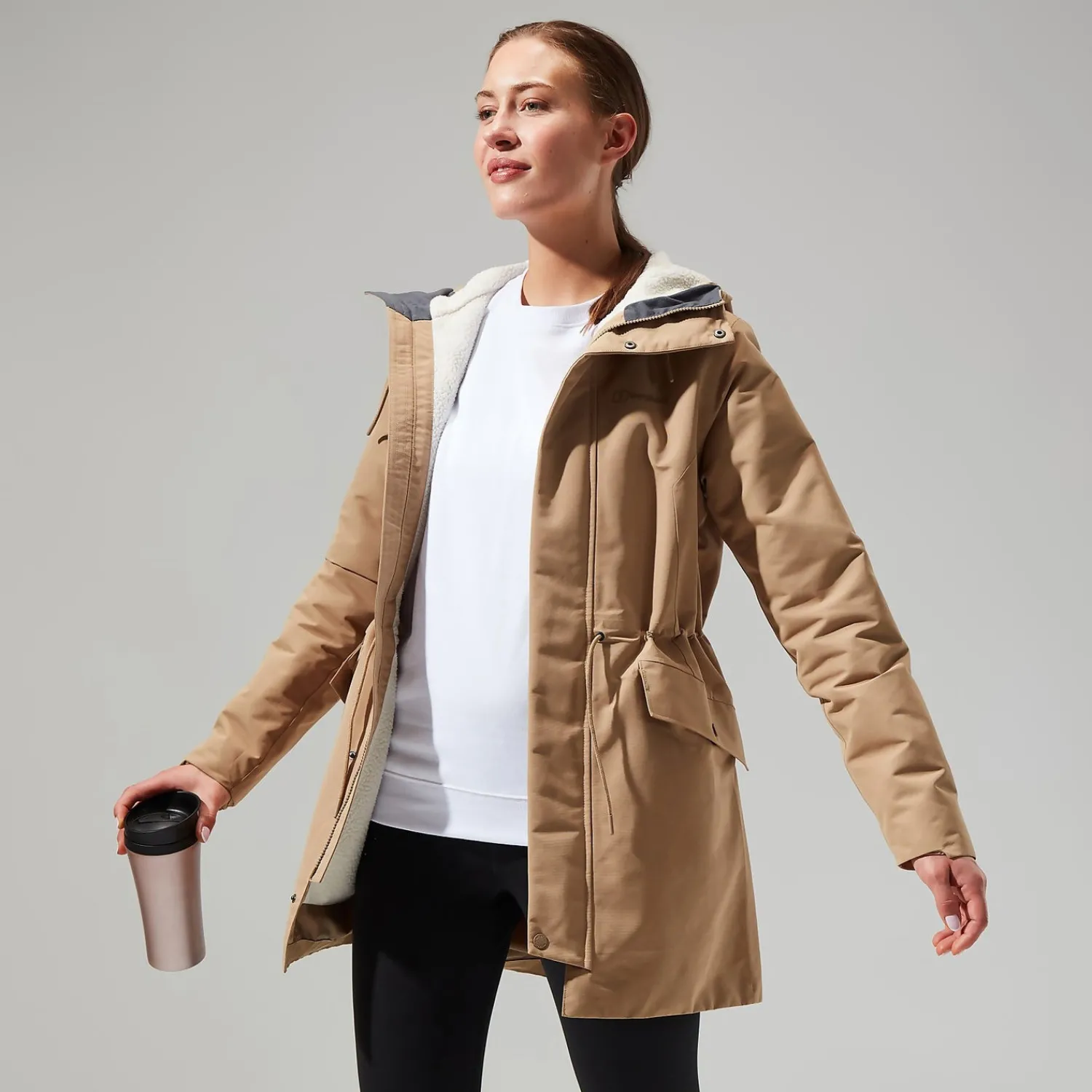 Berghaus Women's Foxghyll Hooded Parka - Natural/Natural Online
