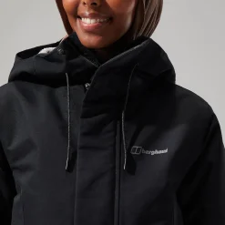 Berghaus Women's Foxghyll Hooded Parka - Black/Grey Outlet