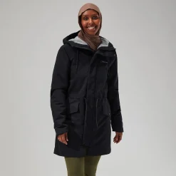 Berghaus Women's Foxghyll Hooded Parka - Black/Grey Outlet