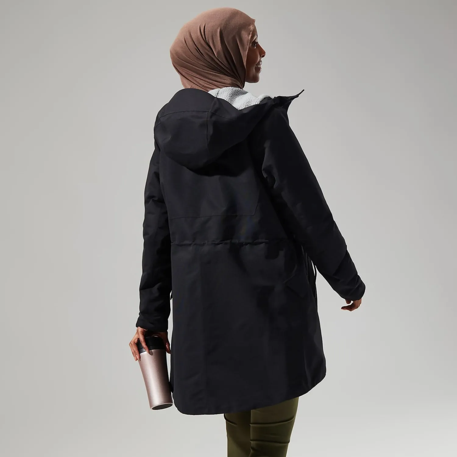 Berghaus Women's Foxghyll Hooded Parka - Black/Grey Outlet