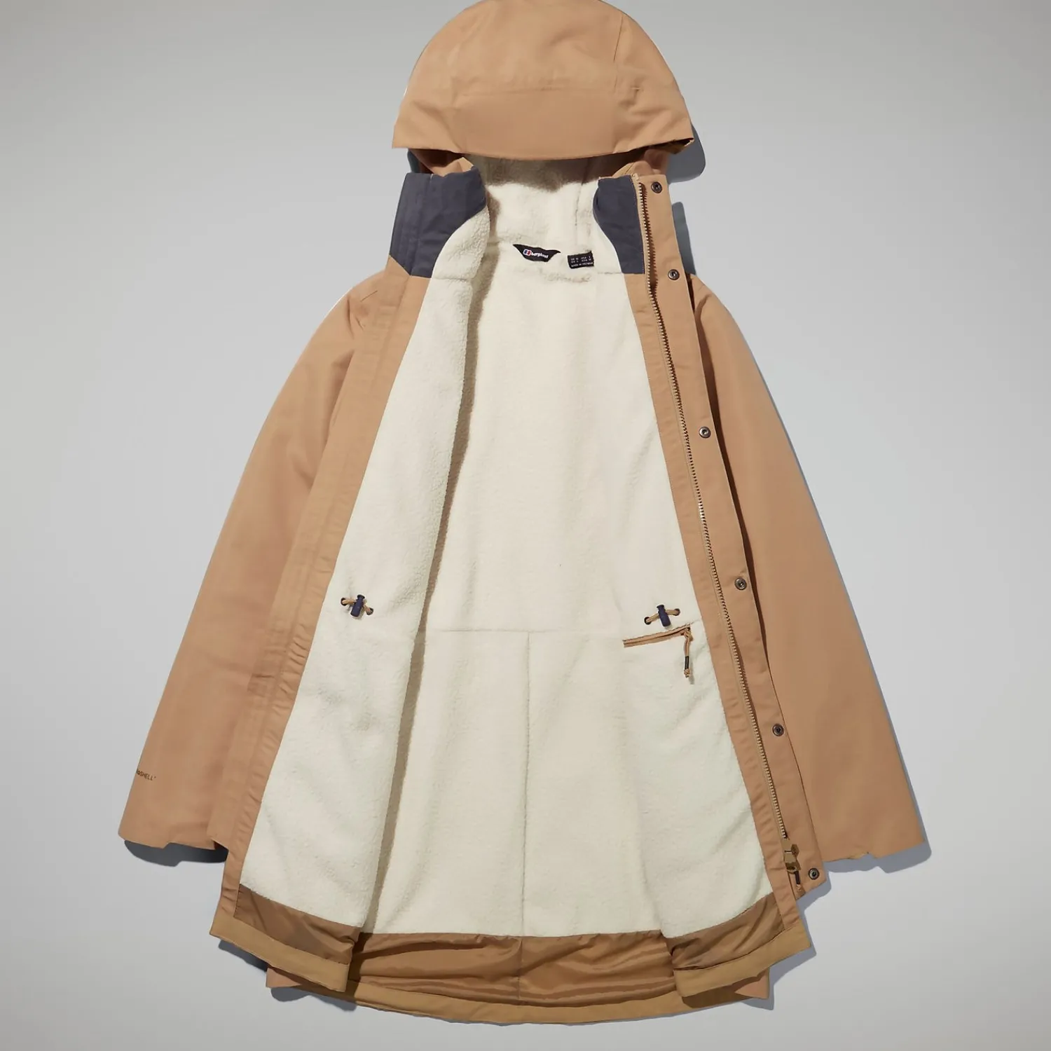 Berghaus Women's Foxghyll Hooded Parka - Natural/Natural Online