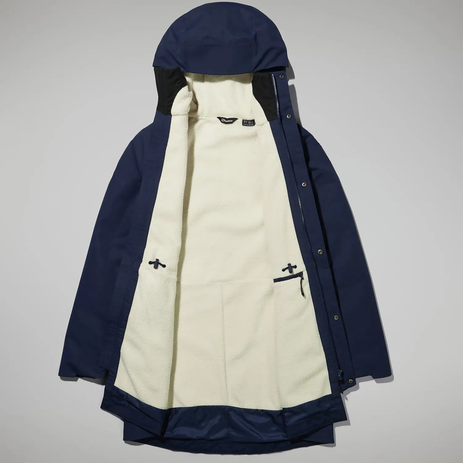 Berghaus Women's Foxghyll Hooded Parka - Dark Blue/Natural Sale
