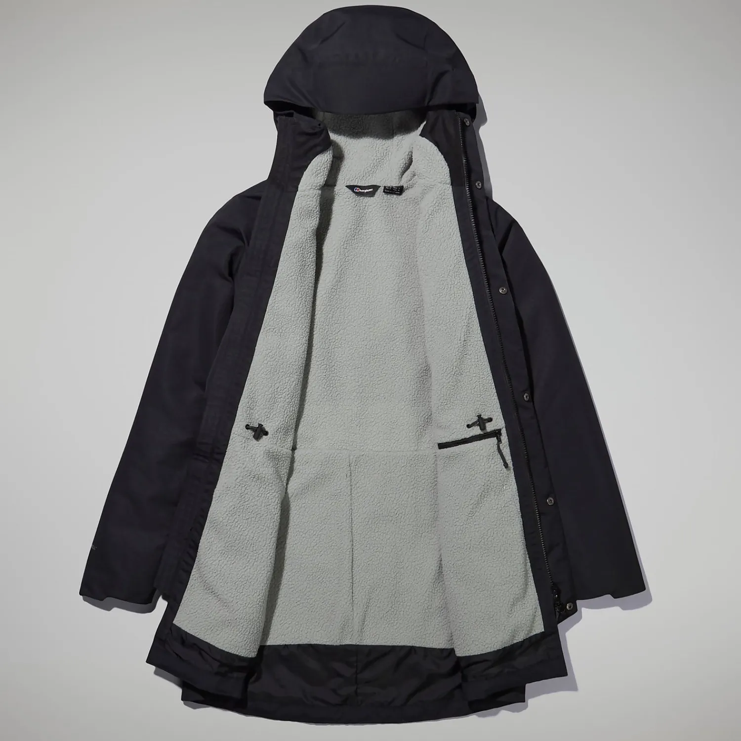 Berghaus Women's Foxghyll Hooded Parka - Black/Grey Outlet