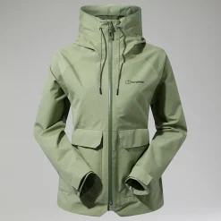 Berghaus Women's Highraise Waterproof Jacket - Green Clearance