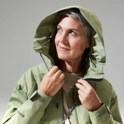 Berghaus Women's Highraise Waterproof Jacket - Green Clearance