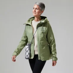 Berghaus Women's Highraise Waterproof Jacket - Green Clearance