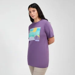 Berghaus Women's Hill Hazed Short Sleeve Tee - Purple Sale