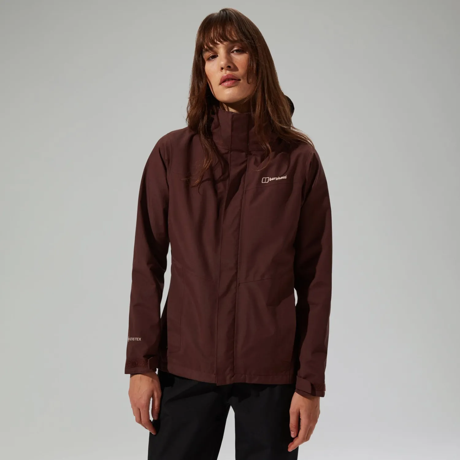 Berghaus Women's Hillwalker InterActive Gore-Tex Waterproof Jacket - Brown Hot
