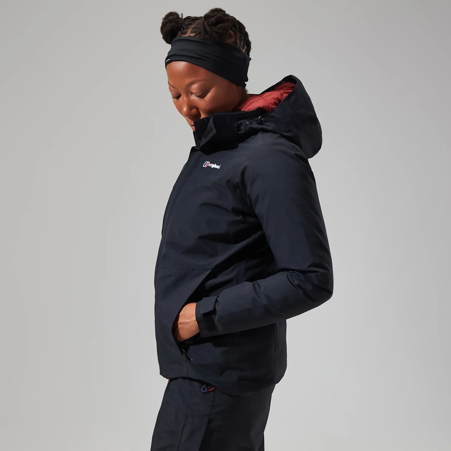 Berghaus Women's Hillwalker Jacket InterActive - Black Hot